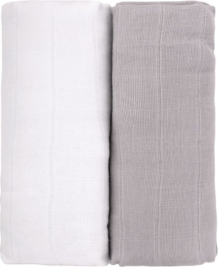 Osušky Tetra 2 ks T-Tomi Exclusive Collection White/Grey 2020 - obrázek 1