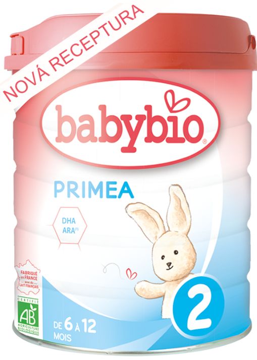 6x Kojenecké mléko 800 g Babybio Primea 2 - obrázek 1
