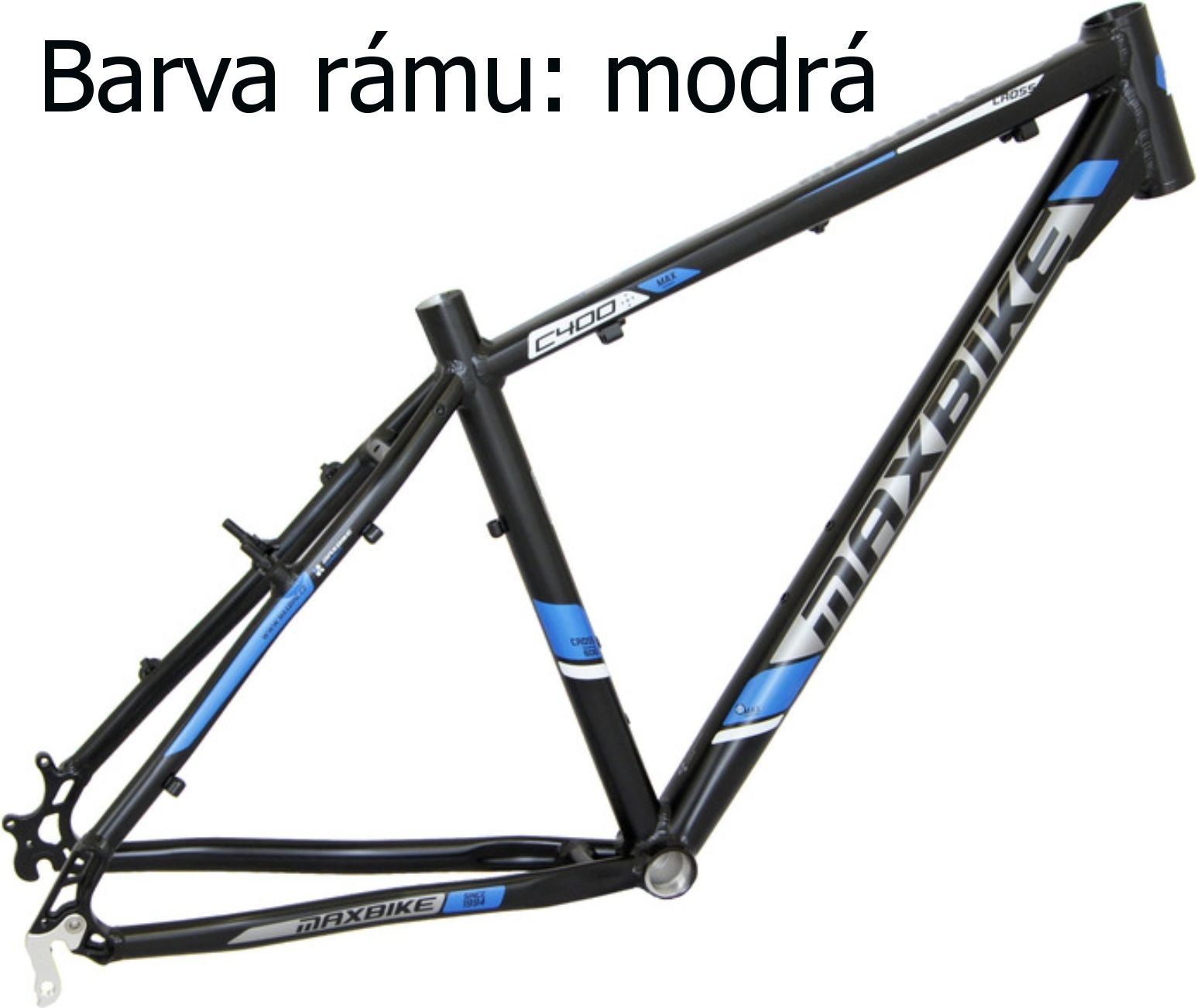 Krosové kolo MAXBIKE Fraser modré - vel. rámu 20" - obrázek 2