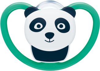 Silikonové šidítko Nuk Space Panda 0-6 měsíců - obrázek 1