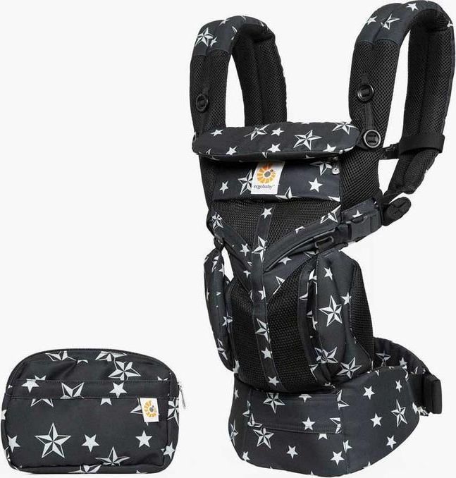 Nosítko na nošení dětí ErgoBaby Omni 360 Cool Air Mesh Black Stars 2021 - obrázek 1