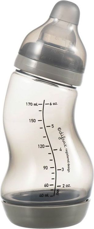 Kojenecká S-lahvička antikoliková 170 ml Difrax Šedá 2020 - obrázek 1
