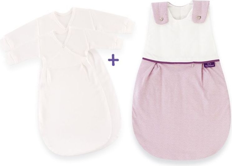 Spací pytel 3dílný set Träumeland Liebmich Punkte Rosa 56/62 - obrázek 1