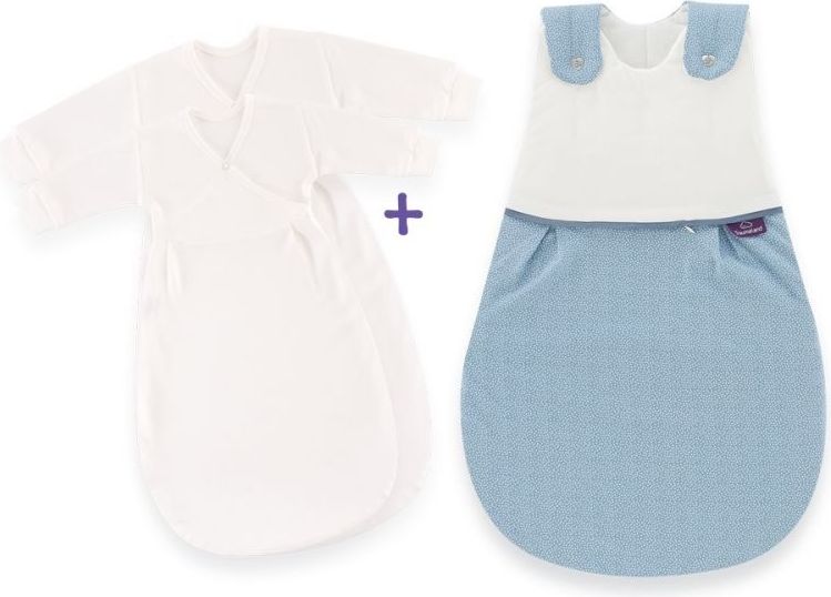 Spací pytel 3dílný set Träumeland Liebmich Punkte Blau 56/62 - obrázek 1