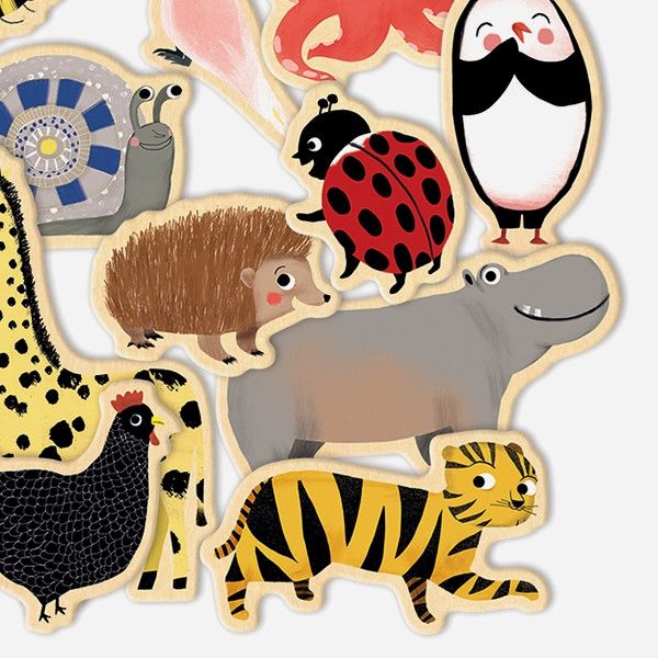 Djeco Magnimo zvířátka ze ZOO - obrázek 2