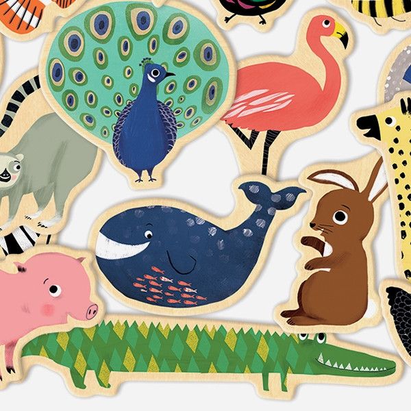 Djeco Magnimo zvířátka ze ZOO - obrázek 3