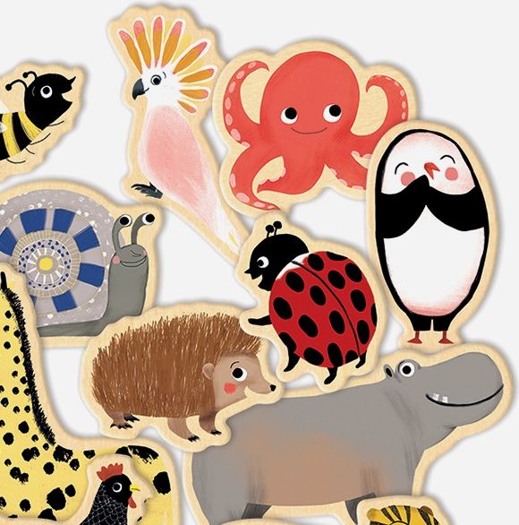 Djeco Magnimo zvířátka ze ZOO - obrázek 4