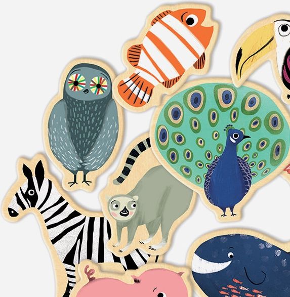 Djeco Magnimo zvířátka ze ZOO - obrázek 5