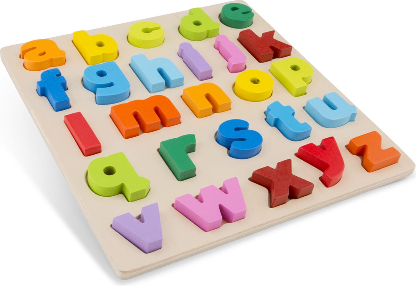 New Classic Toys Dřevěné vkládací puzzle abeceda (malá písmena) - obrázek 2