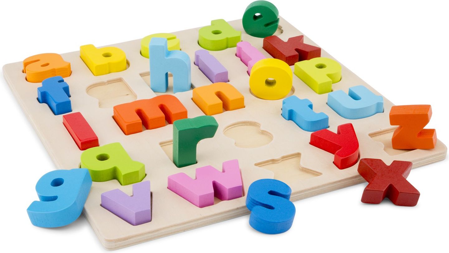 New Classic Toys Dřevěné vkládací puzzle abeceda (malá písmena) - obrázek 3