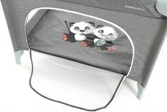 Ohrádka dětská skládací - CONTI PANDA červená - 100x100cm - obrázek 9