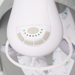 Lehátko dětské/Houpačka s vibrací a hudbou - TEDDY PLUS šedé - NewBaby - obrázek 2