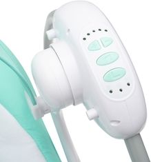 Lehátko dětské/Houpačka s melodiemi - TEDDY zelené - NewBaby - obrázek 2