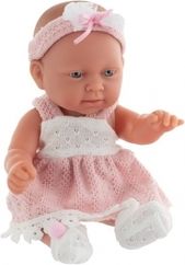 Panenka - PLETENÉ ŠATIČKY 25cm - PureBaby - obrázek 1
