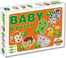 Dětské puzzle Baby - ZVÍŘÁTKA 6ks - Dohany - obrázek 1