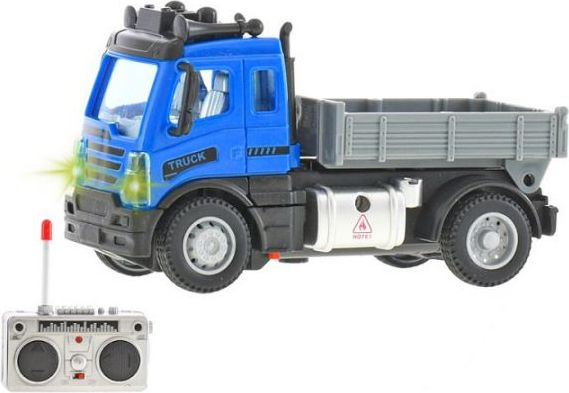 R/C auto nákladní korba 12cm 1:64 plná funkce na baterie se světlem 27MHz v krabičce - obrázek 2