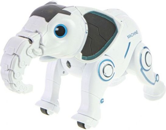 IR/C Robo-slon 33cm na baterie se světlem a zvukem v krabičce - obrázek 2