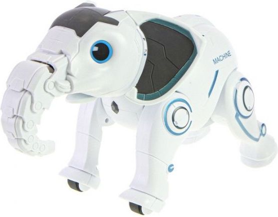 IR/C Robo-slon 33cm na baterie se světlem a zvukem v krabičce - obrázek 4
