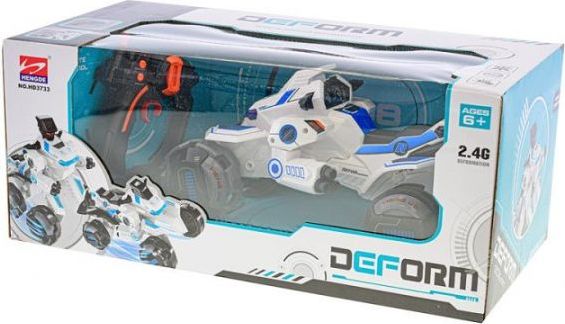 R/C Autorobot - čtyřkolka 28cm 2,4GHz se světlem a zvukem 2barvy v krabičce - obrázek 3