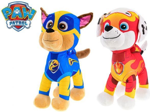 Paw Patrol Mighty Pups plyšoví 46cm 2druhy 0m+ - obrázek 1