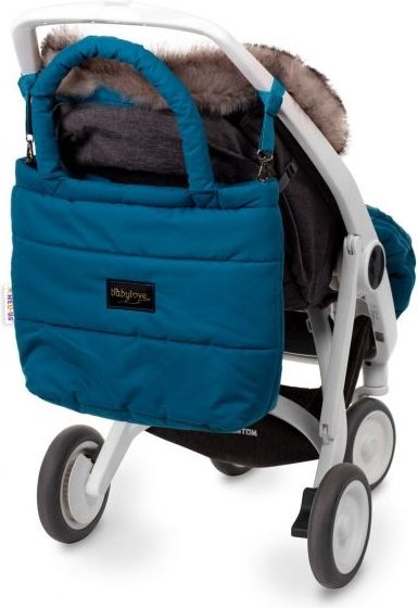 Baby Nellys taška na kočárek STYLE, mořská - obrázek 2