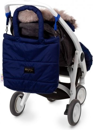 Baby Nellys taška na kočárek STYLE, granát - obrázek 2