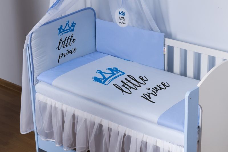 Baby Nellys Bavlněné povlečení Little Prince - modré - 120x90 - obrázek 1