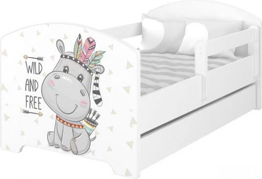 BabyBoo Dětská postel 140 x 70cm -  Hippo - 140x70 - obrázek 1