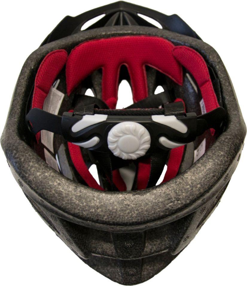 Cyklo přilba MASTER Force - černo-bílá - obrázek 4