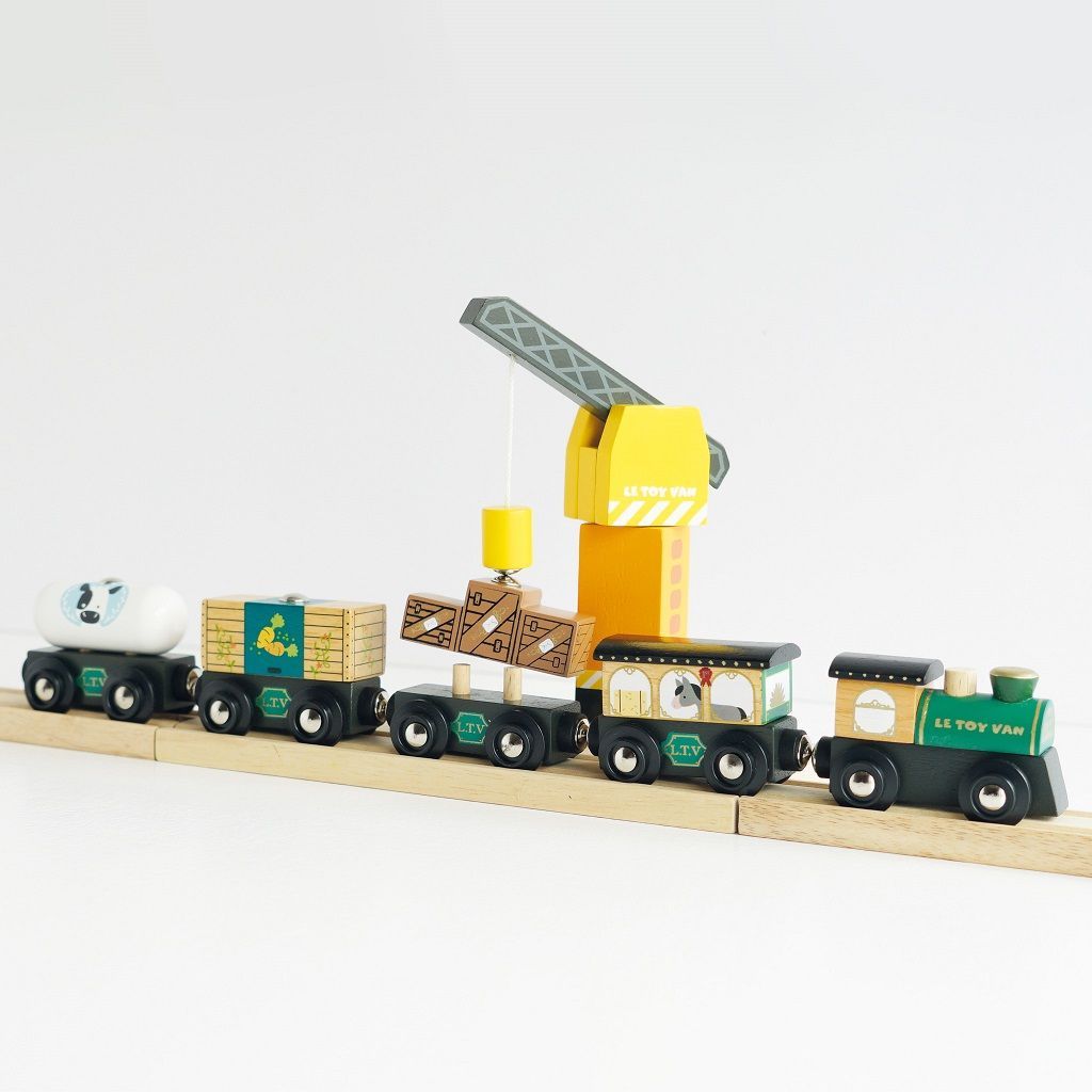 Le Toy Van Nákladní vlak Green - obrázek 2
