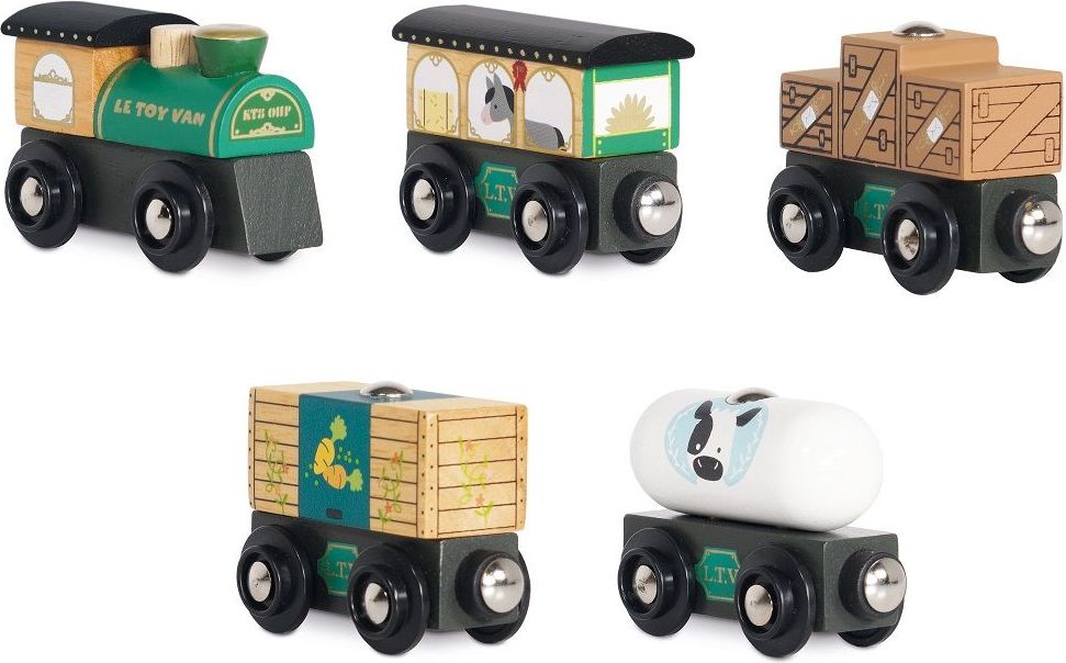 Le Toy Van Nákladní vlak Green - obrázek 3