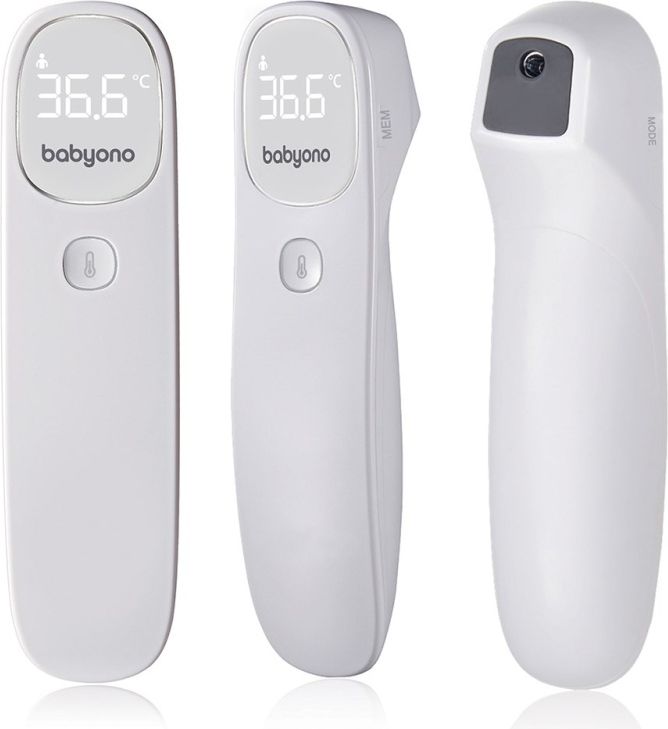 Bezkontaktní teploměr Baby Ono bílý - obrázek 2