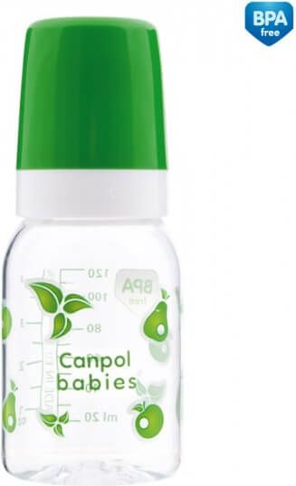 Kojenecká láhev Canpol babies 120ml zelená - obrázek 1