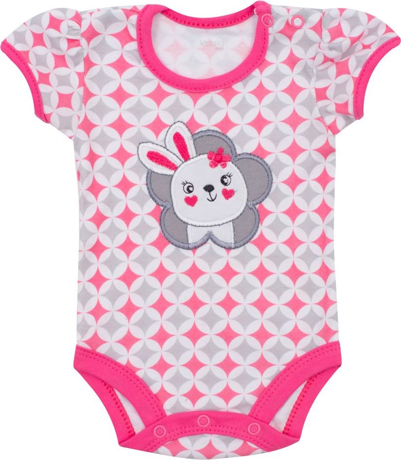 NEW BABY Kojenecletní body Koala Summertime rabbit Varianta: Dětské houpací lehátko NEW BABY TEDDY PLUS s vibrací - šedá - obrázek 8