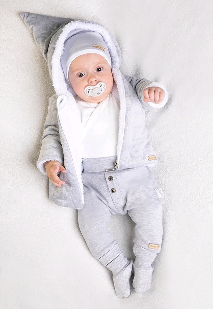 Zimní kojenecký kabátek s čepičkou Nicol Kids Winter Varianta: růžová/56 (0-3m) - obrázek 18