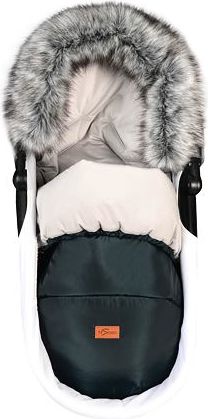 Zimní fusak Tesoro Polar - Forest green + grey - obrázek 3