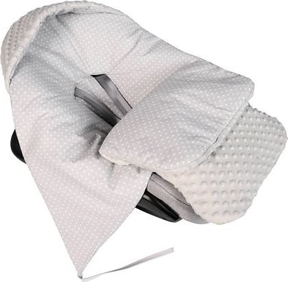 Zavinovačka s kapucí do autosedačky Tesoro - grey/grey - obrázek 1