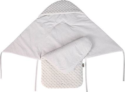 Zavinovačka s kapucí do autosedačky Tesoro - grey/grey - obrázek 2