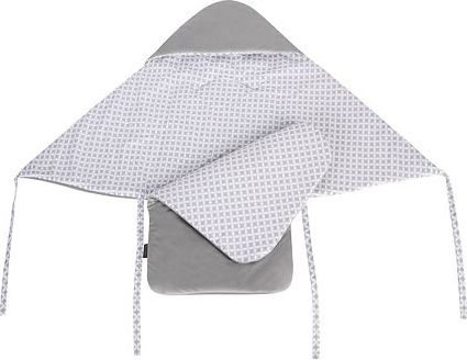 Zavinovačka s kapucí do autosedačky Tesoro - grey/grey stars - obrázek 2