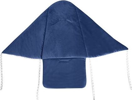 Zavinovačka s kapucí do autosedačky Tesoro - navy/grey stars - obrázek 4