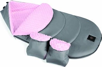 Dětský fusak Tesoro Flake - grey + pink - obrázek 3