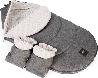 Dětský fusak Tesoro Flake - lin grey - obrázek 3