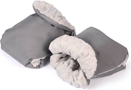 Tesoro rukavice na kočárek grey + grey - obrázek 1