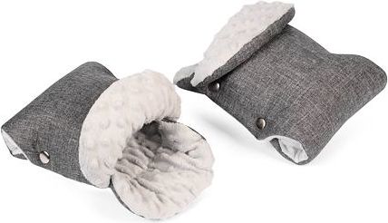 Tesoro rukavice na kočárek linen grey - obrázek 1