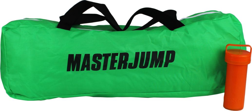 Airbeam MASTERJUMP nafukovací kladina 300 x 40 x 10 cm - šedá - modrozelená - obrázek 3