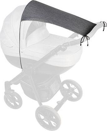 Stinítko na kočárek Tesoro grey - obrázek 2