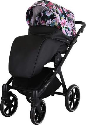 Kočárek Kunert Talisman 2021 trojkombinace - black/flowers - obrázek 2