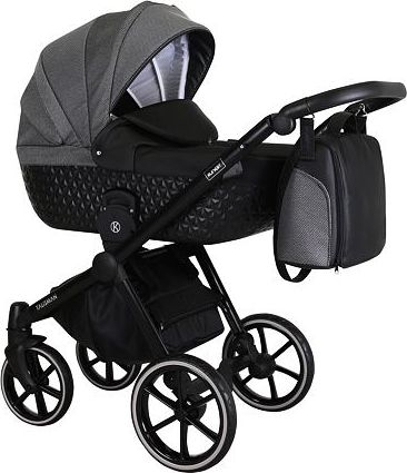 Kočárek Kunert Talisman 2021 trojkombinace - black/grey - obrázek 1