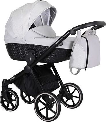 Kočárek Kunert Talisman 2021 trojkombinace - black/light grey - obrázek 1