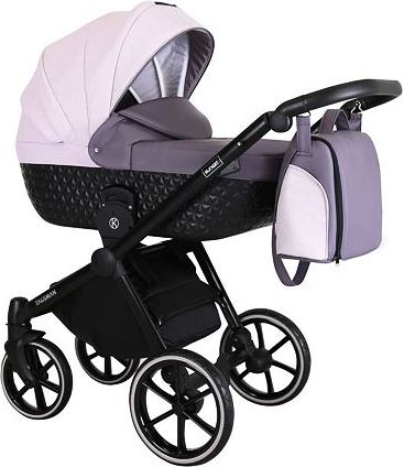Kočárek Kunert Talisman 2021 trojkombinace - black/violet - obrázek 1